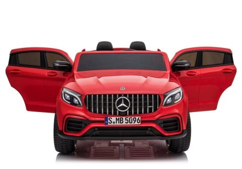 Auto na Akumulator Mercedes GLC 63S Dwuosobowy LED MP3 Czerowny Lakierowany