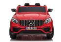 Auto na Akumulator Mercedes GLC 63S Dwuosobowy Światła LED MP3 Czerwony