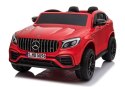 Auto na Akumulator Mercedes GLC 63S Dwuosobowy Światła LED MP3 Czerwony