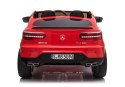 Auto na Akumulator Mercedes GLC 63S Dwuosobowy Światła LED MP3 Czerwony