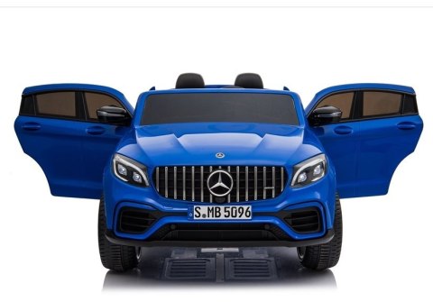 Auto na Akumulator Mercedes GLC 63S Dwuosobowy LED MP3 Niebieski Lakierowany