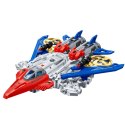 Robot Myśliwiec Bojowy 2w1 Światła Dźwięki Czerwono-Niebieski 29 el.