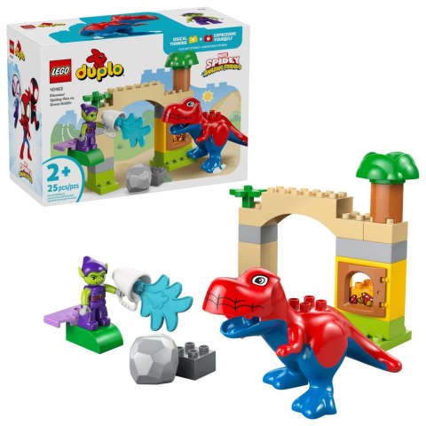 LEGO DUPLO Dinozaur Spidey-Rex i Zielony Goblin 10463