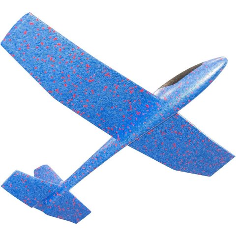 SAMOLOT STYROPIANOWY 84CM NIEBIESKI