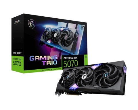 Karta graficzna MSI GeForce RTX 5070 12G GAMING TRIO OC GDDR7 (RTX 5070 12G GAMING TRIO OC)