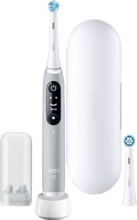 Szczoteczka magnetyczna ORAL-B iO Series 6 Grey Opal + dodatkowa końcówka Szary (445258)