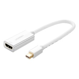 Adapter UGREEN MD112 mini DisplayPort-HDMI 20cm 1080p (biały)