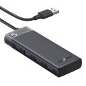 Hub USB UGREEN CM653 4-portowy (szary)