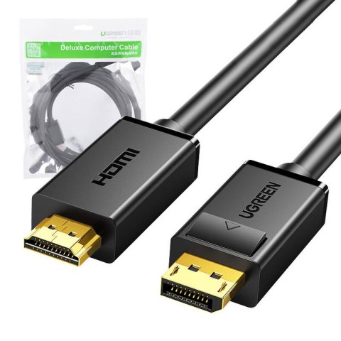 Kabel UGREEN DP101 DisplayPort-HDMI 1.5m (czarny)