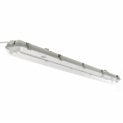 Oprawa IP65 Loyal Lighting dla 2xtuba LED 120cm, AC230V, zas.jednstr, transp.