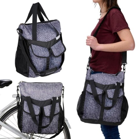 SAKWA TORBA ROWEROWA NA BAGAŻNIK 20L SZARA DUNLOP