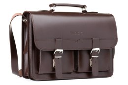 Teczka skórzana 2w1 VINTAGE P112 BROWN