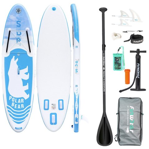 Deska do pływania SUP FunWater SUPFW07A 3,2m (niebieska)