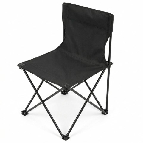 KRZESŁO TURYSTYCZNE SKŁADANE CZARNE 30X30X25/47CM ENERO CAMP