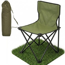 KRZESŁO TURYSTYCZNE SKŁADANE ZIELONE 30X30X25/47CM ENERO CAMP