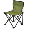 KRZESŁO TURYSTYCZNE SKŁADANE ZIELONE 30X30X25/47CM ENERO CAMP