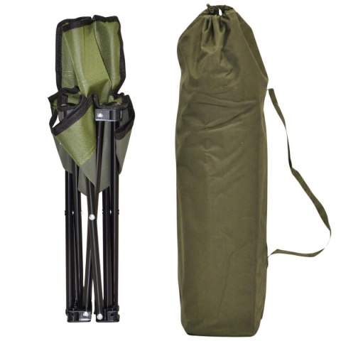 KRZESŁO TURYSTYCZNE SKŁADANE ZIELONE 30X30X25/47CM ENERO CAMP