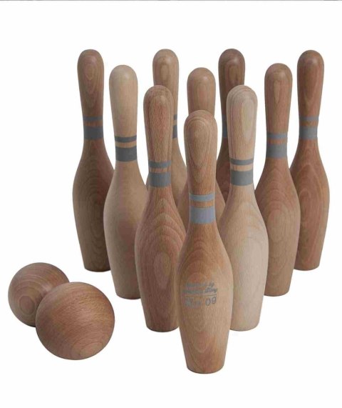 Drewniane Kręgle - Naturalne 10 szt.