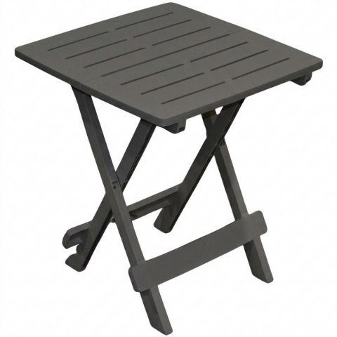 STÓŁ OGRODOWY SKŁADANY PLASTIKOWY 43x45x50CM ANTRACYT