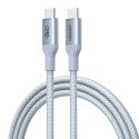 Kabel USB-C Ugreen L534 PD 240W, 480Mbps, 1m (srebrny)