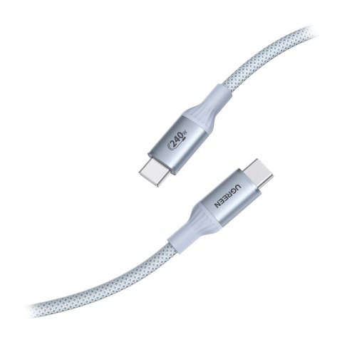 Kabel USB-C Ugreen L534 PD 240W, 480Mbps, 1m (srebrny)