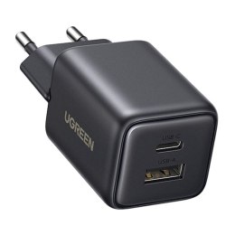 Ładowarka sieciowa Ugreen X514 USB + USB-C, GaN, 20W (czarna)