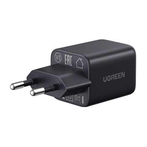 Ładowarka sieciowa Ugreen X514 USB + USB-C, GaN, 20W (czarna)