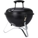 GRILL TURYSTYCZNY KOCIOŁEK KULISTY 34x37CM CZARNY