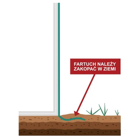SZKLARNIA TUNEL OGRODOWY ZIELONY DO POMIDORÓW I OGÓRKÓW 200x77x168-150CM 5902431029900