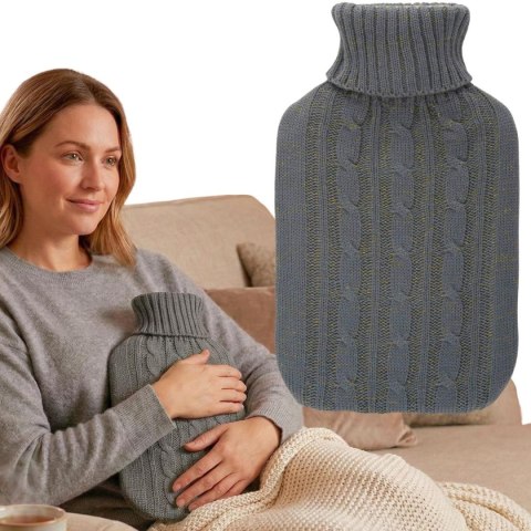 TERMOFOR GUMOWY W POKROWCU ALPINA 1,7L SZARY