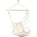 HAMAK FOTEL WISZĄCY BRAZYLIJSKI 100x50CM NATURA Z WSZYTĄ PODUSZKĄ BIAŁY 1031231