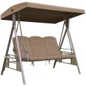 HUŚTAWKA OGRODOWO BALKONOWA 3-OSOBOWA PATIO