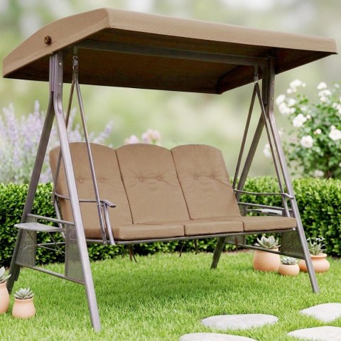 HUŚTAWKA OGRODOWO BALKONOWA 3-OSOBOWA PATIO