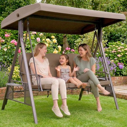 HUŚTAWKA OGRODOWO BALKONOWA 3-OSOBOWA PATIO