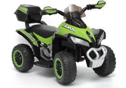 Quad na Akumulator GTS1188-A Światła LED Muzyka Schowek Zielony