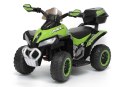 Quad na Akumulator GTS1188-A Światła LED Muzyka Schowek Zielony