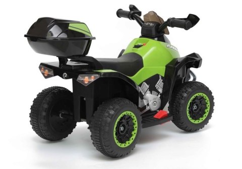 Quad na Akumulator GTS1188-A Światła LED Muzyka Schowek Zielony