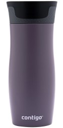 Kubek termiczny podwójne ścianki Contigo West Loop, Dark Plum 2.0 470 ml