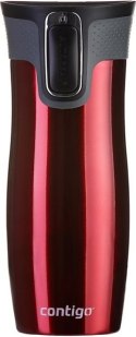 Kubek termiczny podwójne ścianki Contigo West Loop, Red 2.0 470 ml
