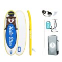 Deska SUP Padle Board dziecięca FunWater Tuxedo Sailor 2,4m (niebieska)