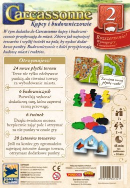 GRA CARCASSONNE PL 3 ED. 2. KUPCY I BUDOWNICZOWIE - dodatek BARD