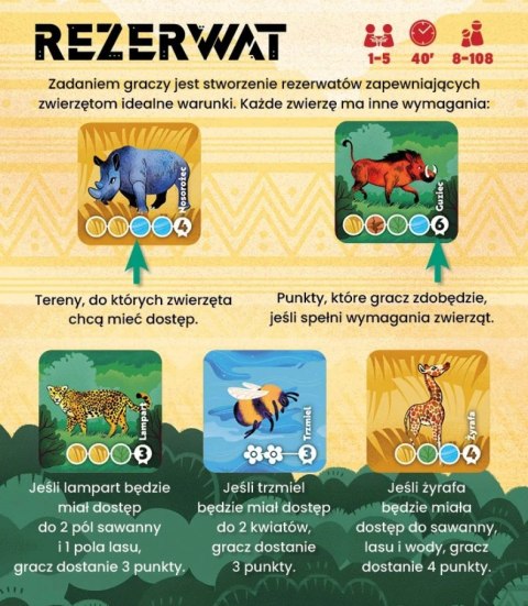 GRA REZERWAT - podstawa - NASZA KSIĘGARNIA