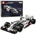 Klocki Konstrukcyjne Samochód Wyścigowy F1 Biało-Czerwony 1235 el.