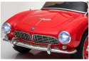 Auto na Akumulator BMW Retro Dla Dzieci Pilot LED MP3 Czerwone Lakierowane