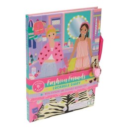 Zestaw 3 pamietników z wymazywalnym długopisem (mix wzorów)- Fashion Friends