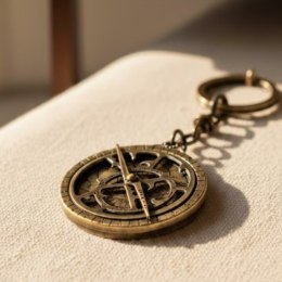 Brelok Premium Astrolabium Mosiężny - Prezent Astronomia - H80