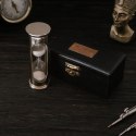 Klepsydra Mosiężna Retro w Drewnianym Pudełku - 1 minuta - NI1314A