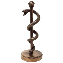 Laska Eskulapa Figurka Prezent Dla Lekarza Medyka - 30 cm Żywica - MC-9634