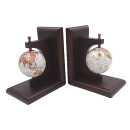 Bookend Podpórki do Książek Globusy - Prezent dla Podróżnika - NC2677C