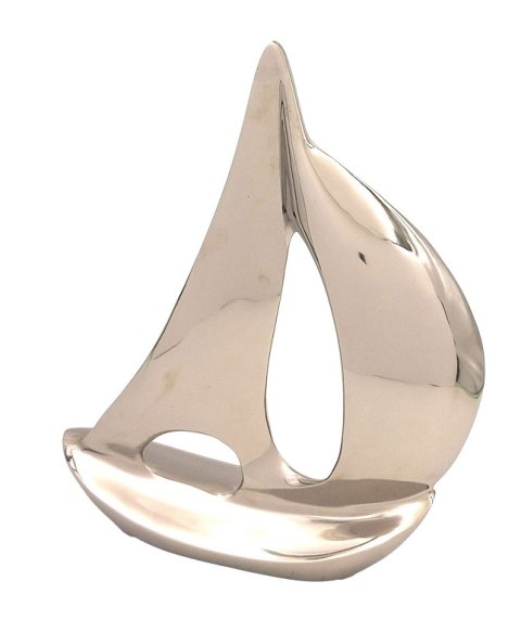 Duży model jachtu - metal - 36cm - N-1647